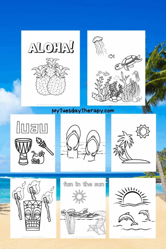 free luau printables