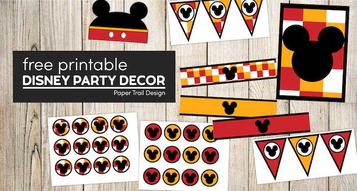 free mickey printables