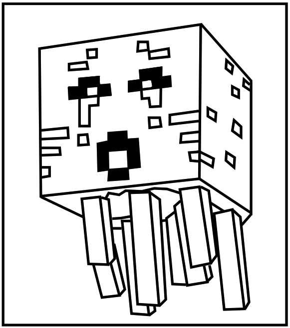 free minecraft printable coloring pages