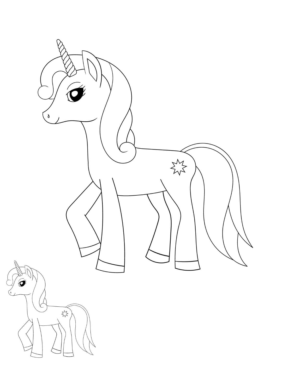 free my little pony coloring pages printable