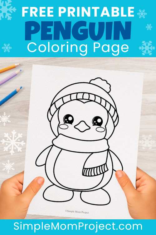 free penguin printables templates