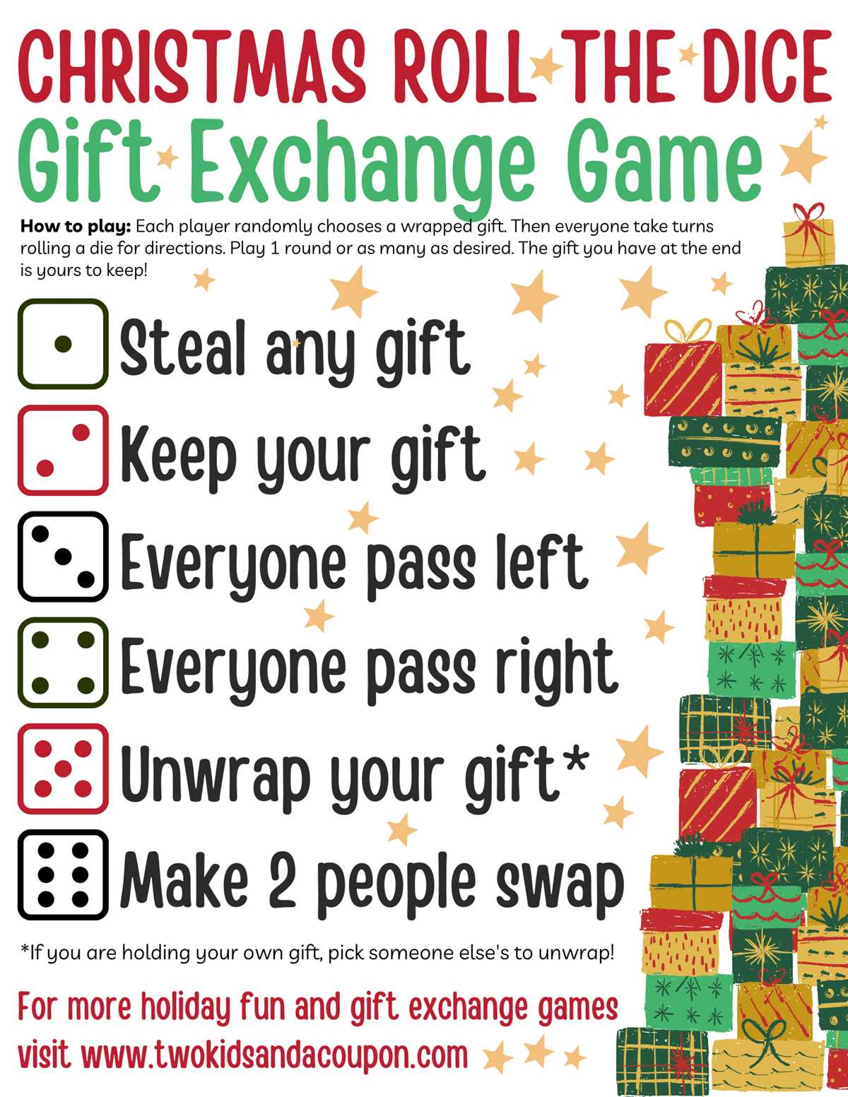 free printable adult christmas games