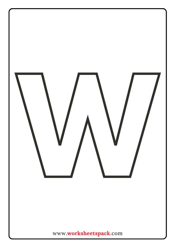 free printable alphabet letters template