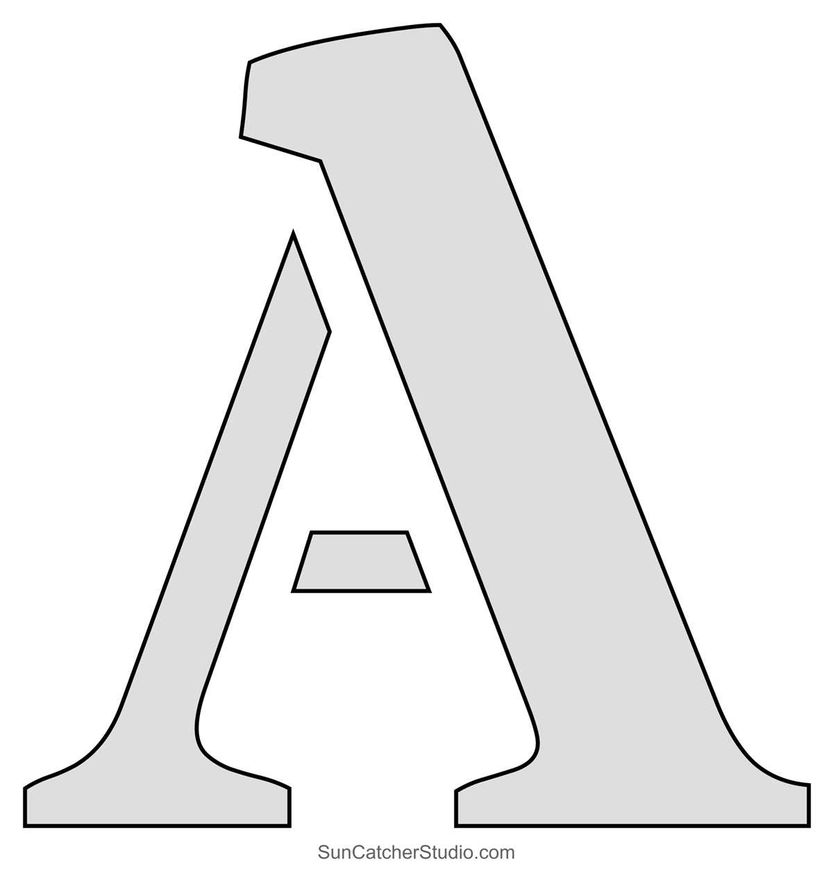 free printable alphabet letters template