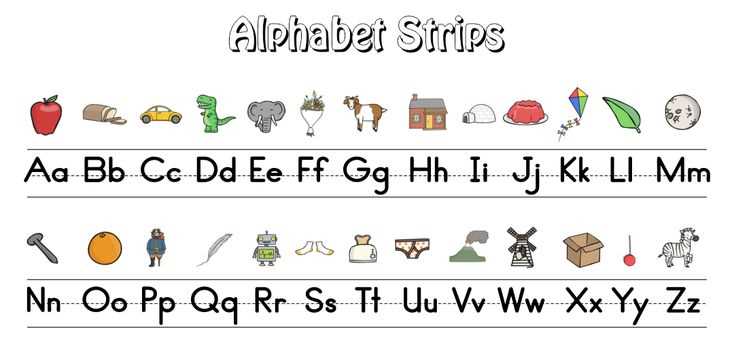 free printable alphabet strip