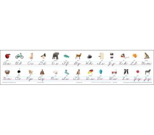 free printable alphabet strip