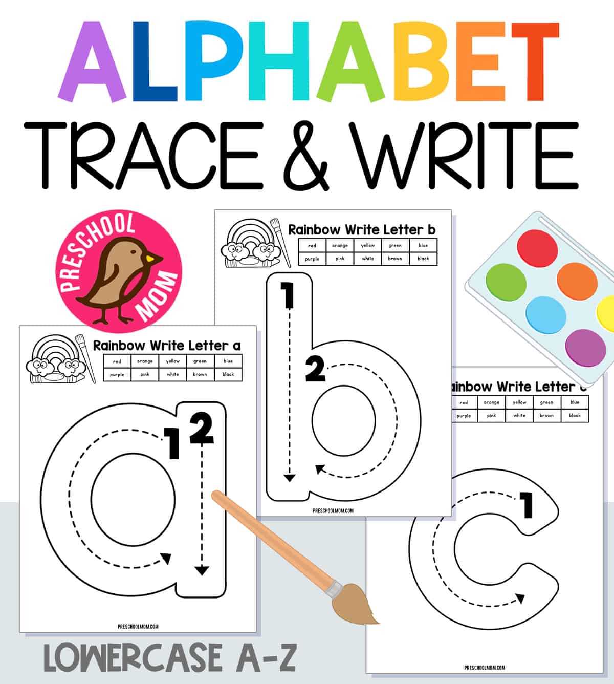 free printable alphabet tracing worksheet