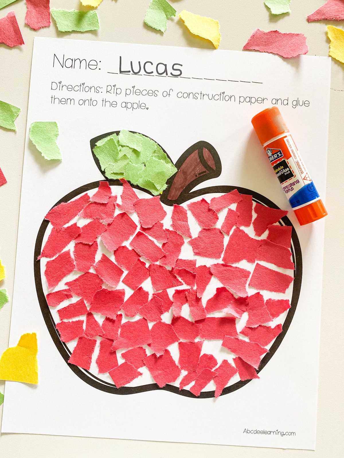 free printable apple crafts