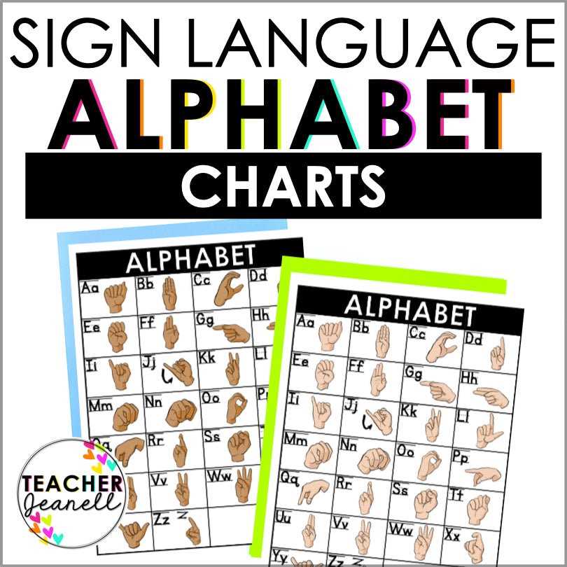 free printable asl alphabet printable