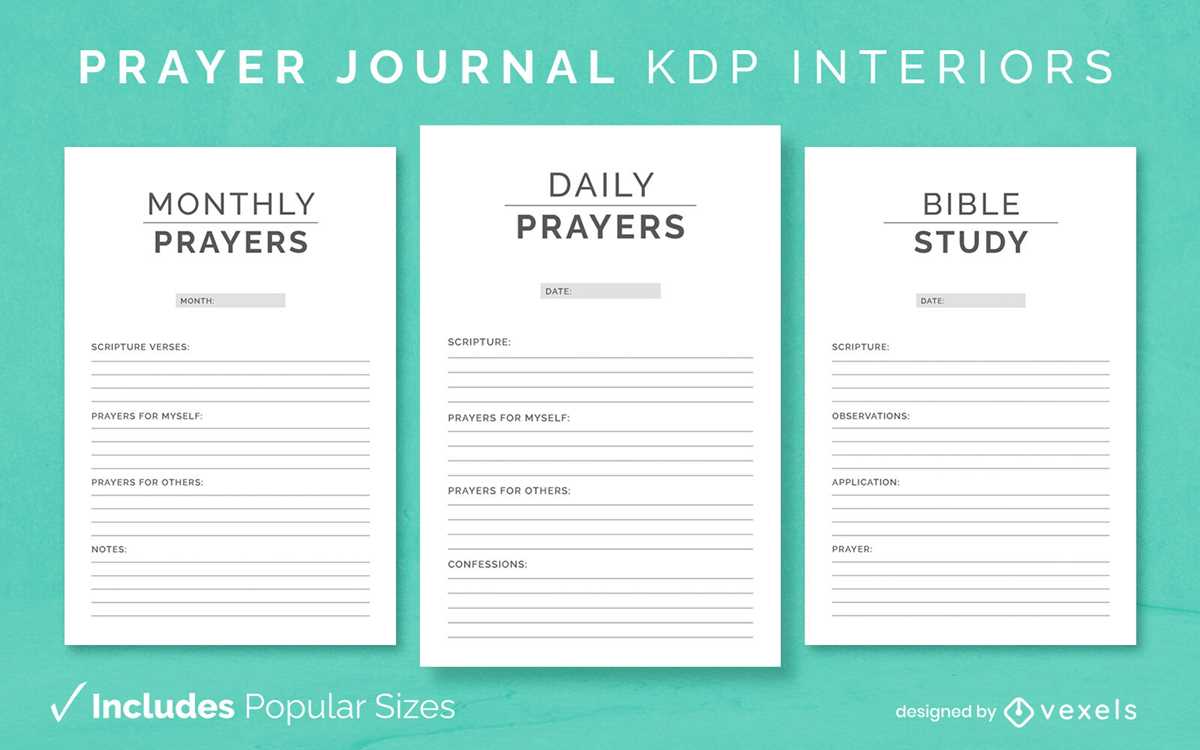 free printable bible study journal template
