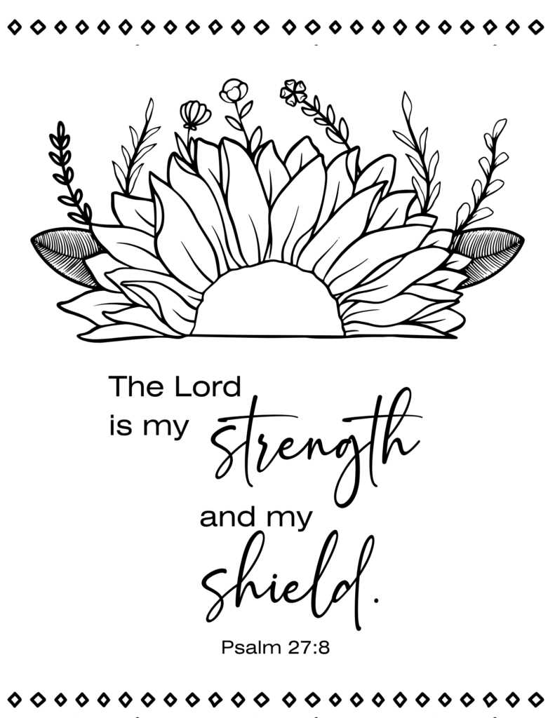 free printable bible verses coloring pages