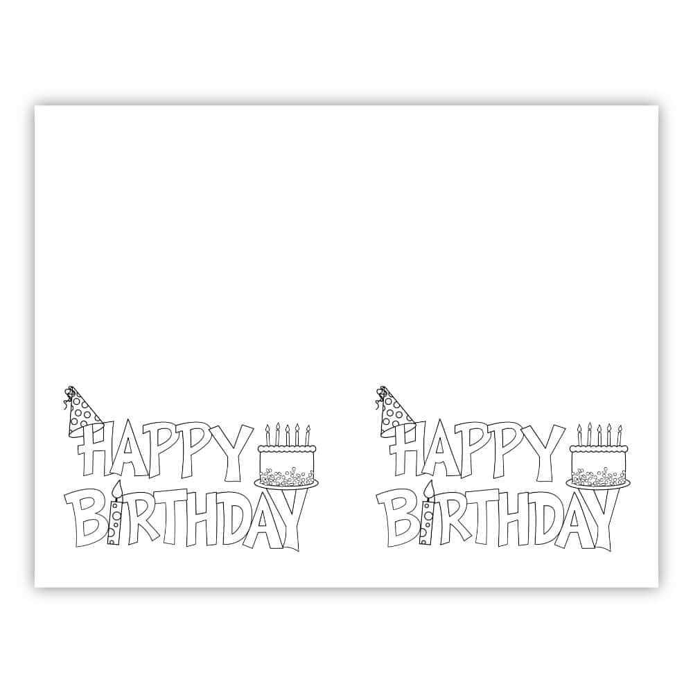 free printable birthday cards to colour