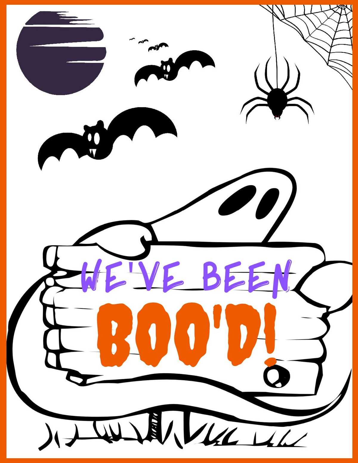 free printable boo basket printable