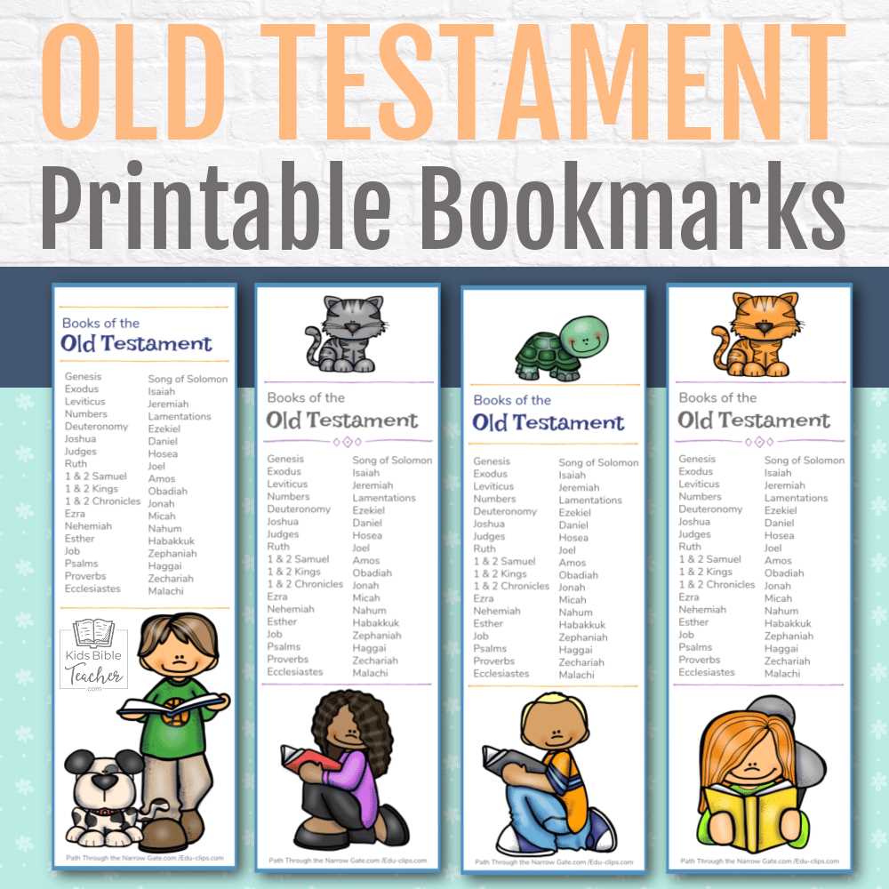 free printable books of the bible