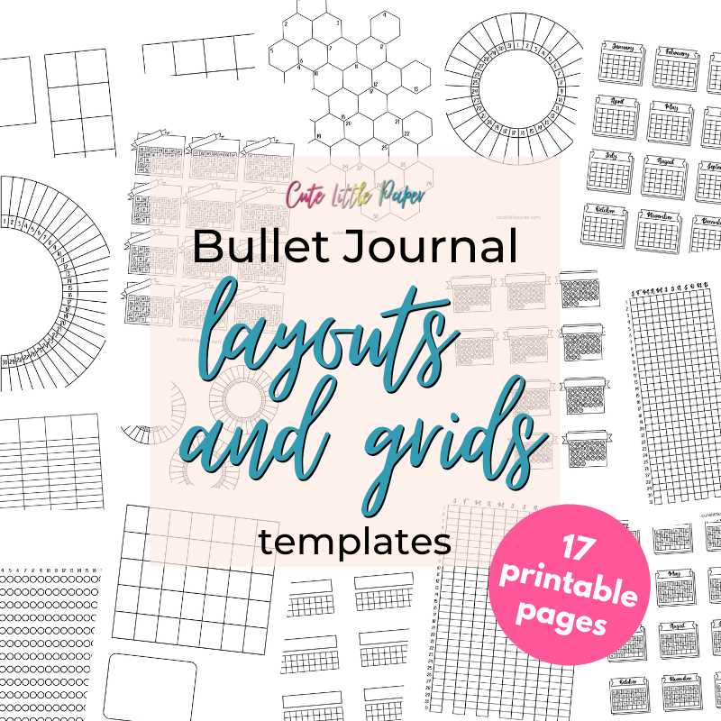 free printable bullet journal