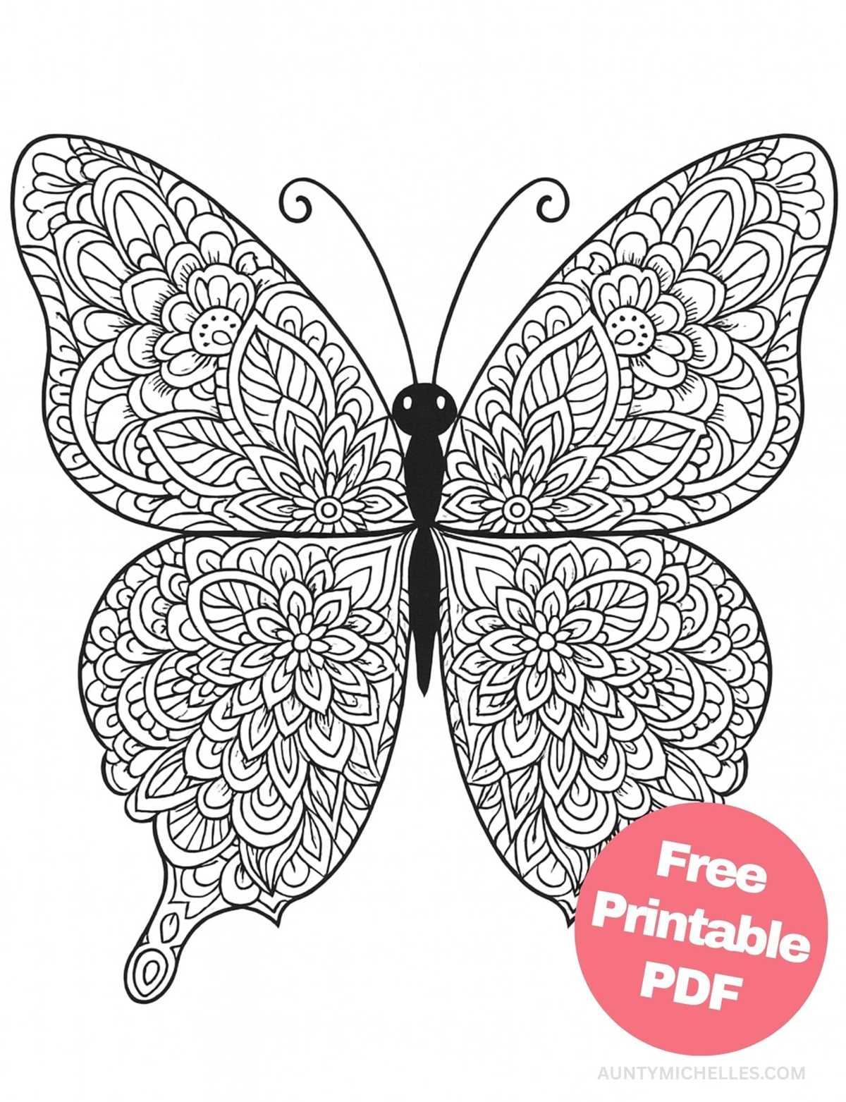 free printable butterfly pictures to print