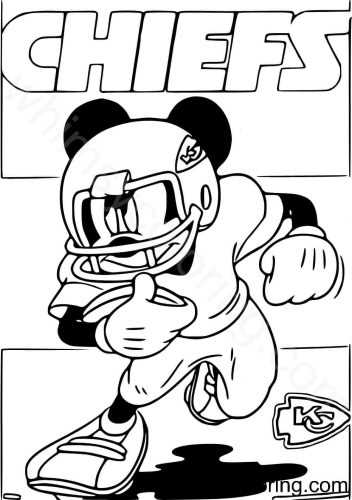free printable chiefs coloring pages