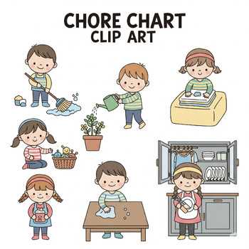 free printable chore clip art