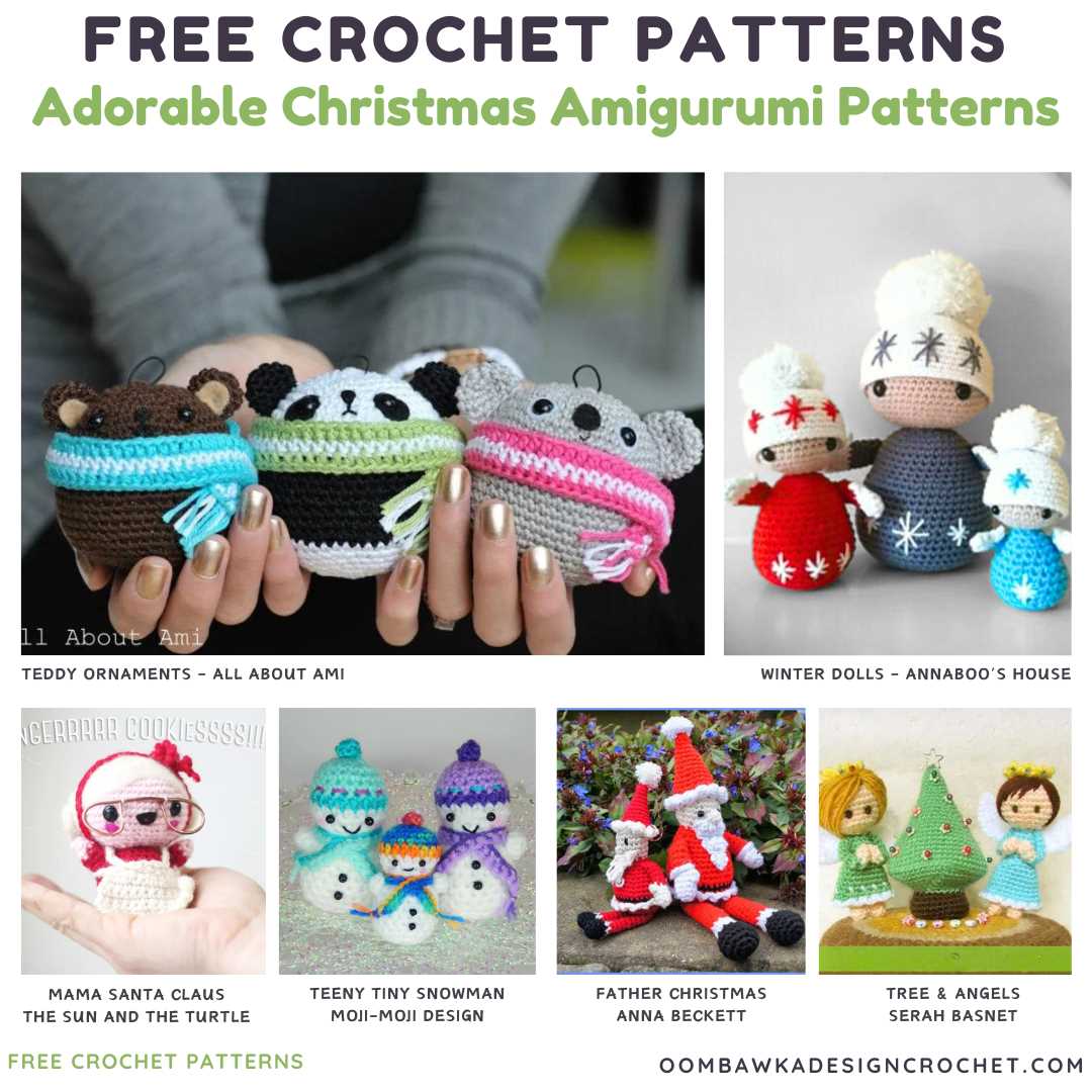 free printable christmas crochet patterns