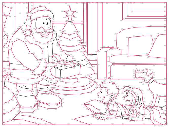 free printable christmas dot to dot for adults