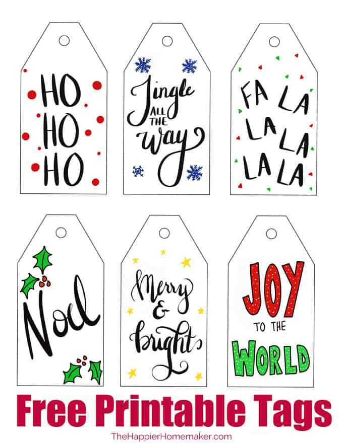 free printable christmas name tags