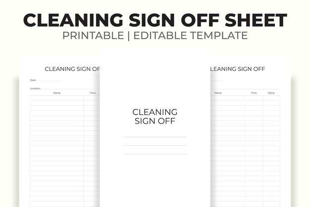 free printable cleaning estimate forms