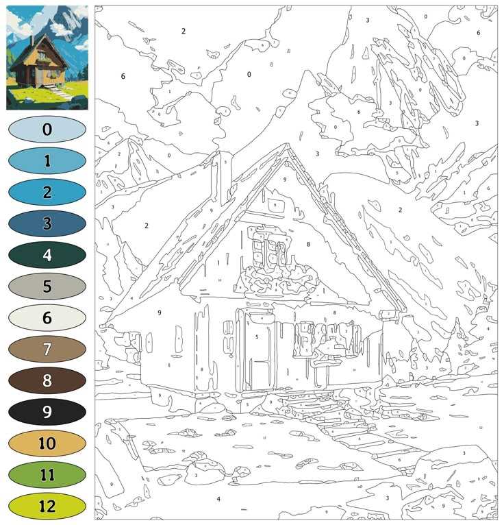 free printable color by numbers for adults