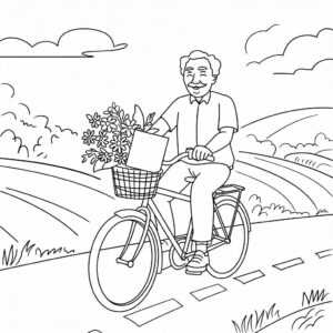 free printable coloring pages for elderly