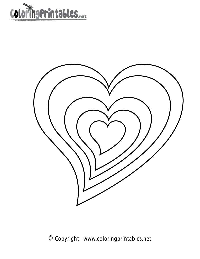 free printable coloring pages hearts