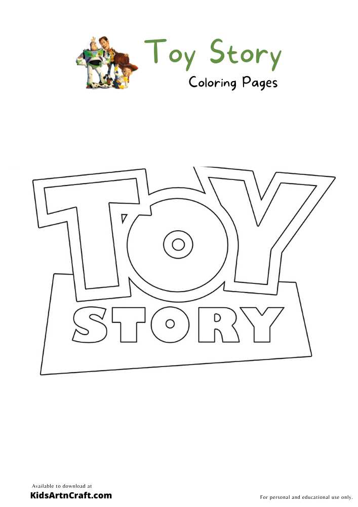 free printable coloring pages toy story