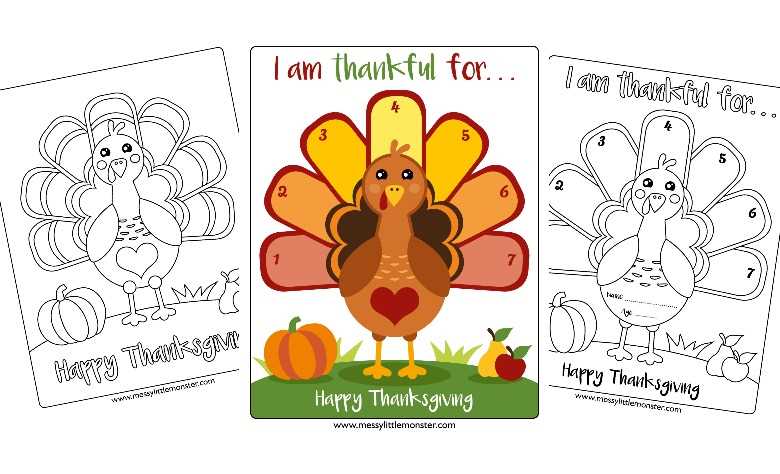 free printable coloring pages turkey