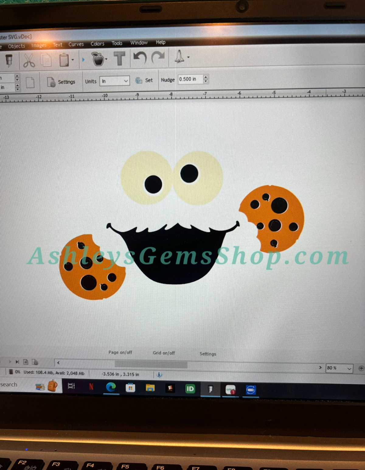free printable cookie monster face