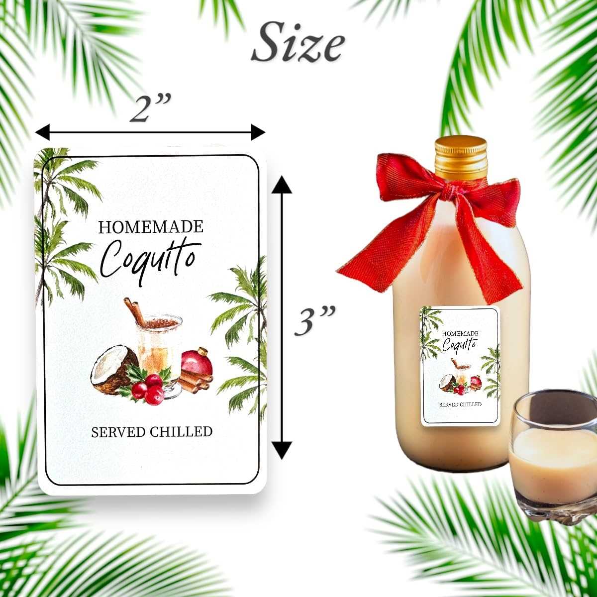 free printable coquito labels