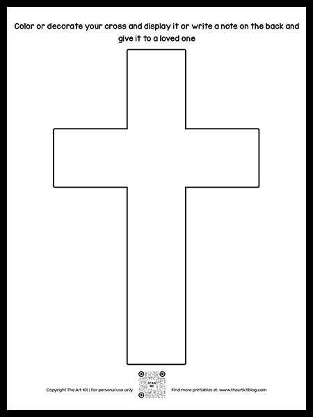 free printable cross images
