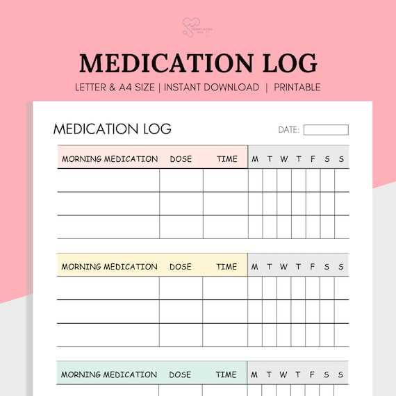 free printable daily medication chart for elderly free printable daily medication chart for elderly