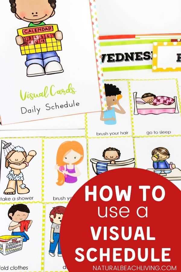 free printable daily schedule for autistic child