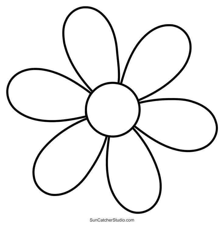 free printable daisy flower template
