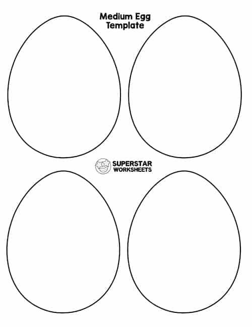 free printable egg shape template