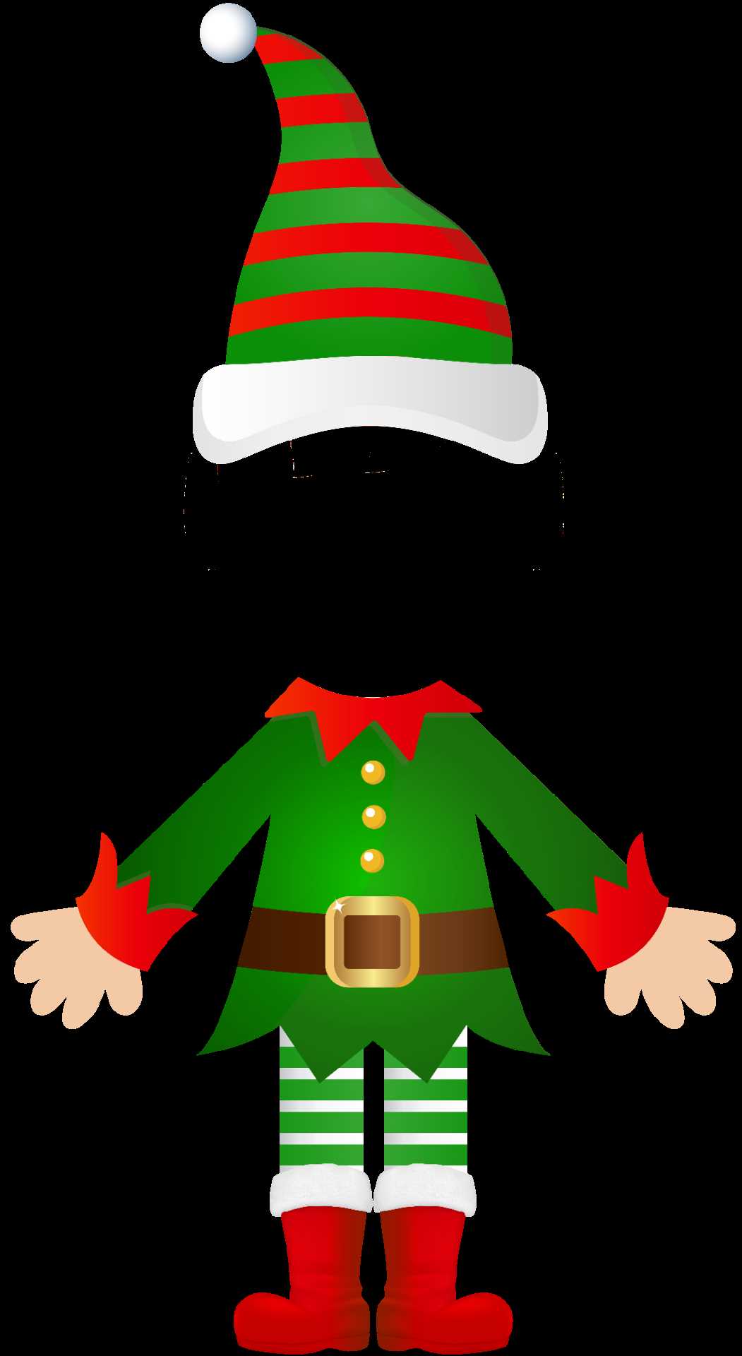 free printable elf template for photo
