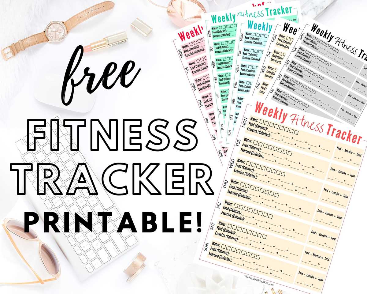 free printable exercise tracker