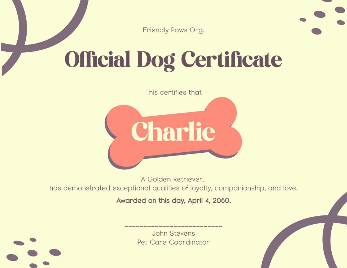 free printable fillable blank service dog certificate