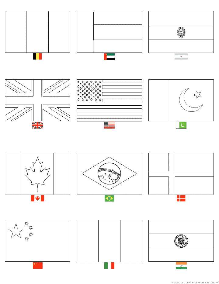 free printable flags