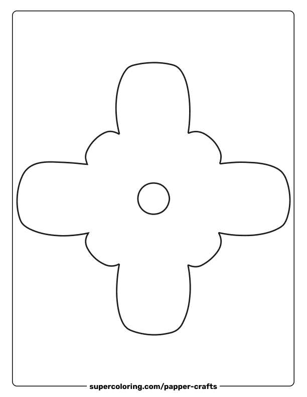 free printable flower petal template