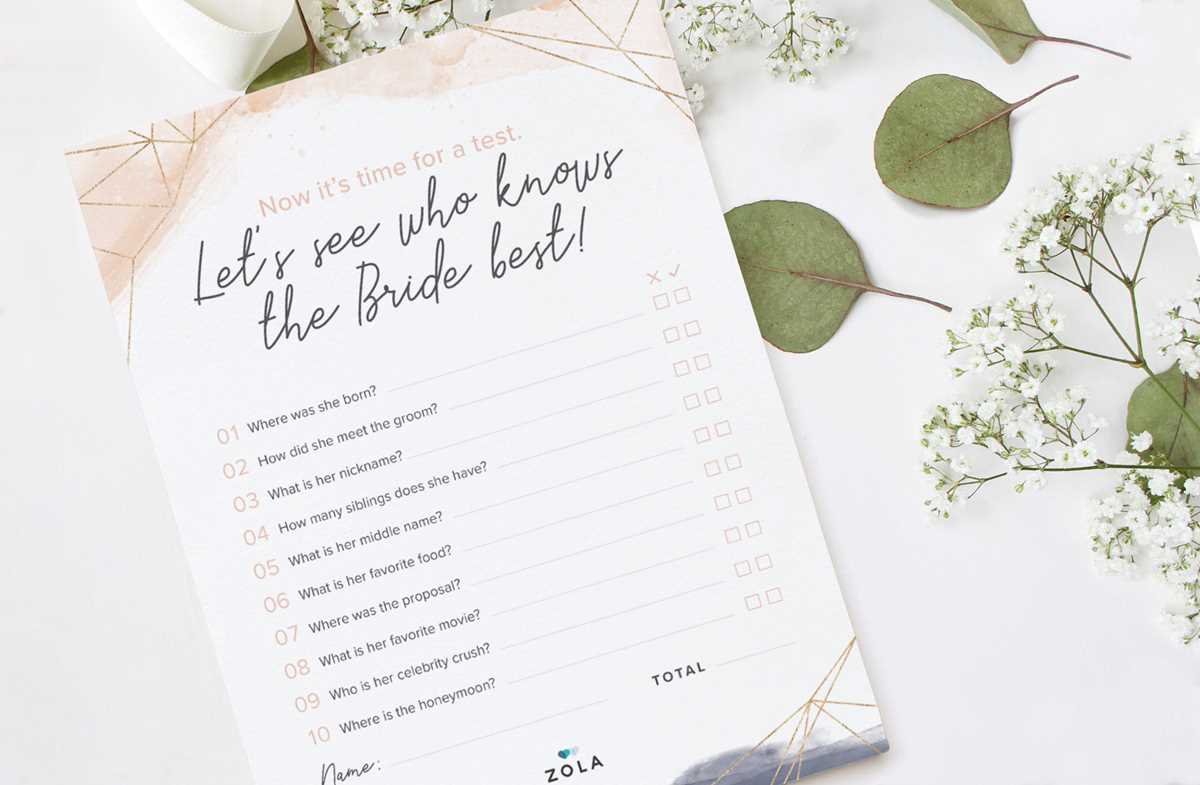 free printable games for bridal shower