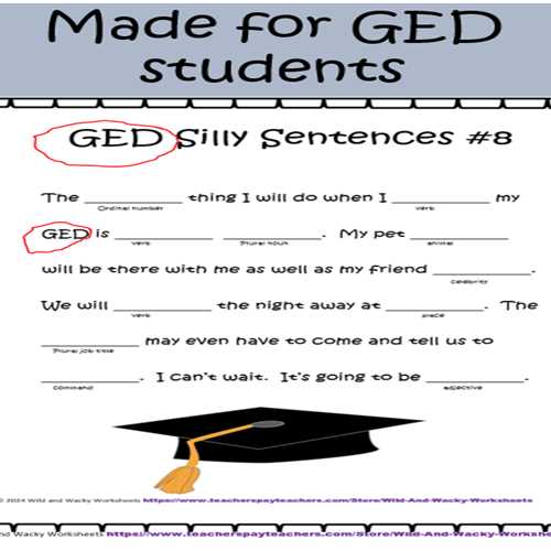 free printable ged worksheets