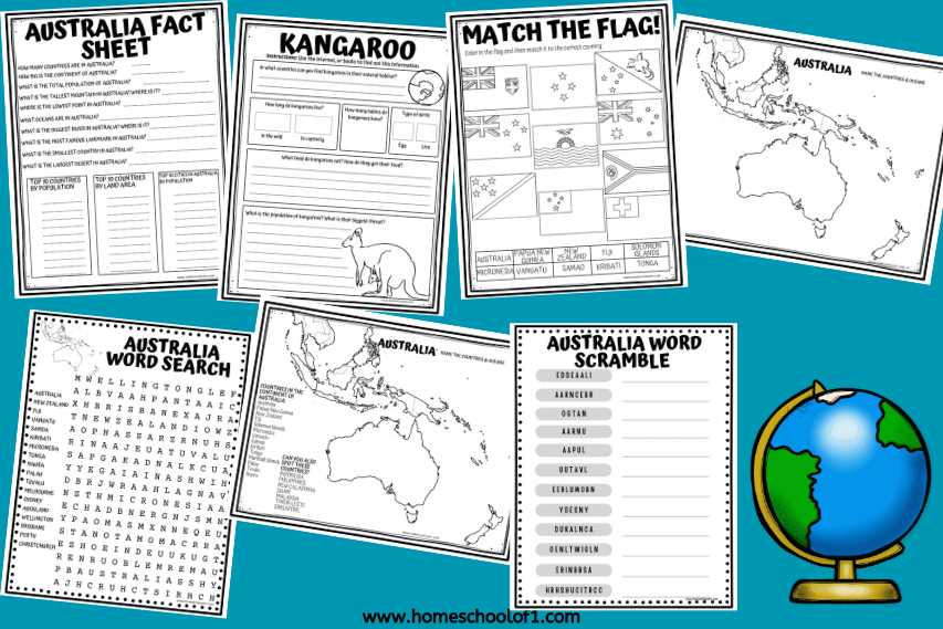 free printable geography worksheets