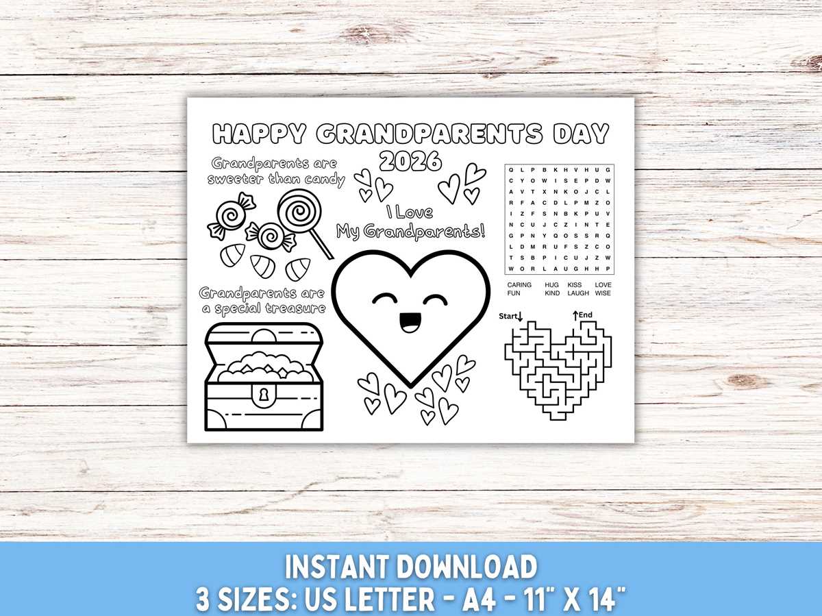 free printable grandparents day coloring pages