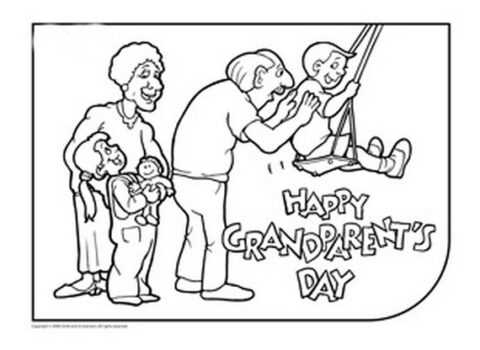 free printable grandparents day coloring pages