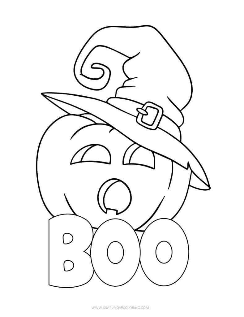 free printable halloween coloring pages