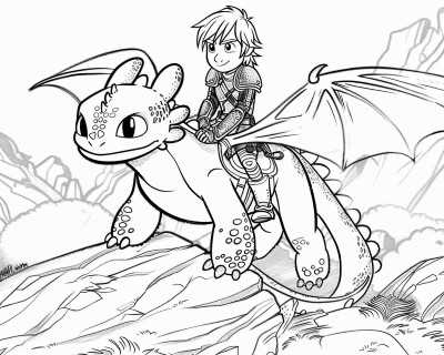 free printable how to train your dragon coloring pages